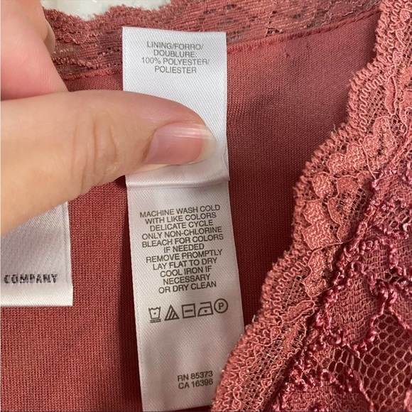 Emma Jones Lace Blouse Valentine's Boho Top Size M - Picture 4 of 7